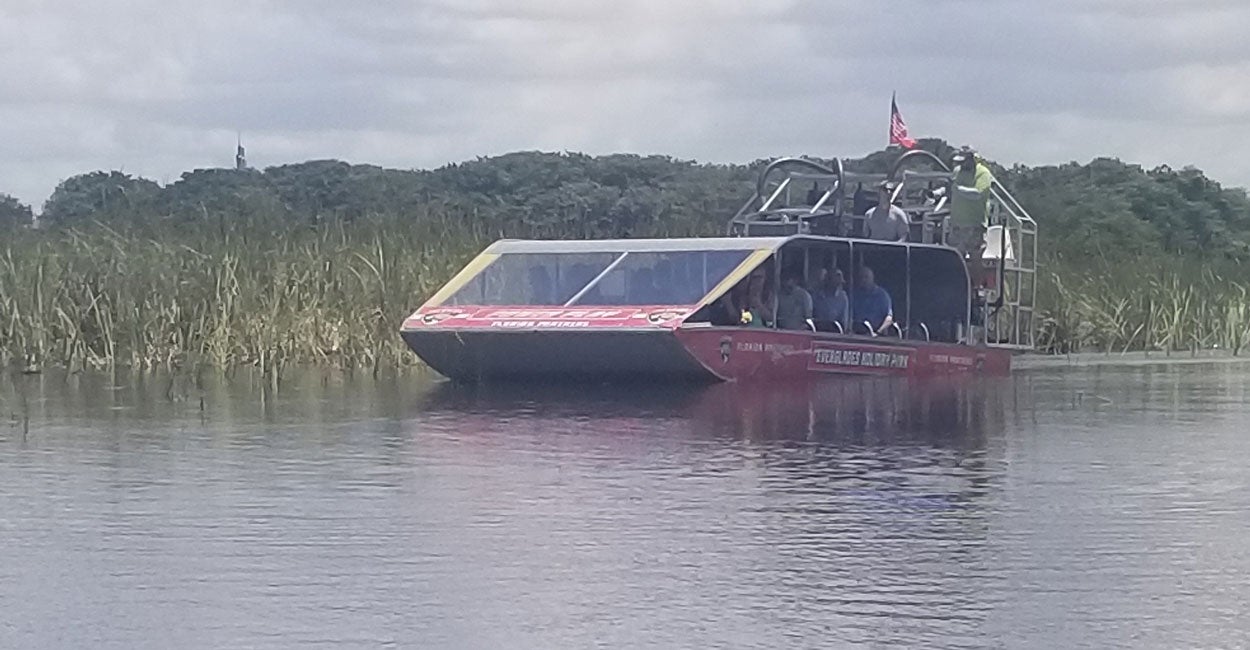 Trump Tours Florida’s New Illegal-Alien ‘Alcatraz,’ Where Guards Take ‘Form of Alligators’  