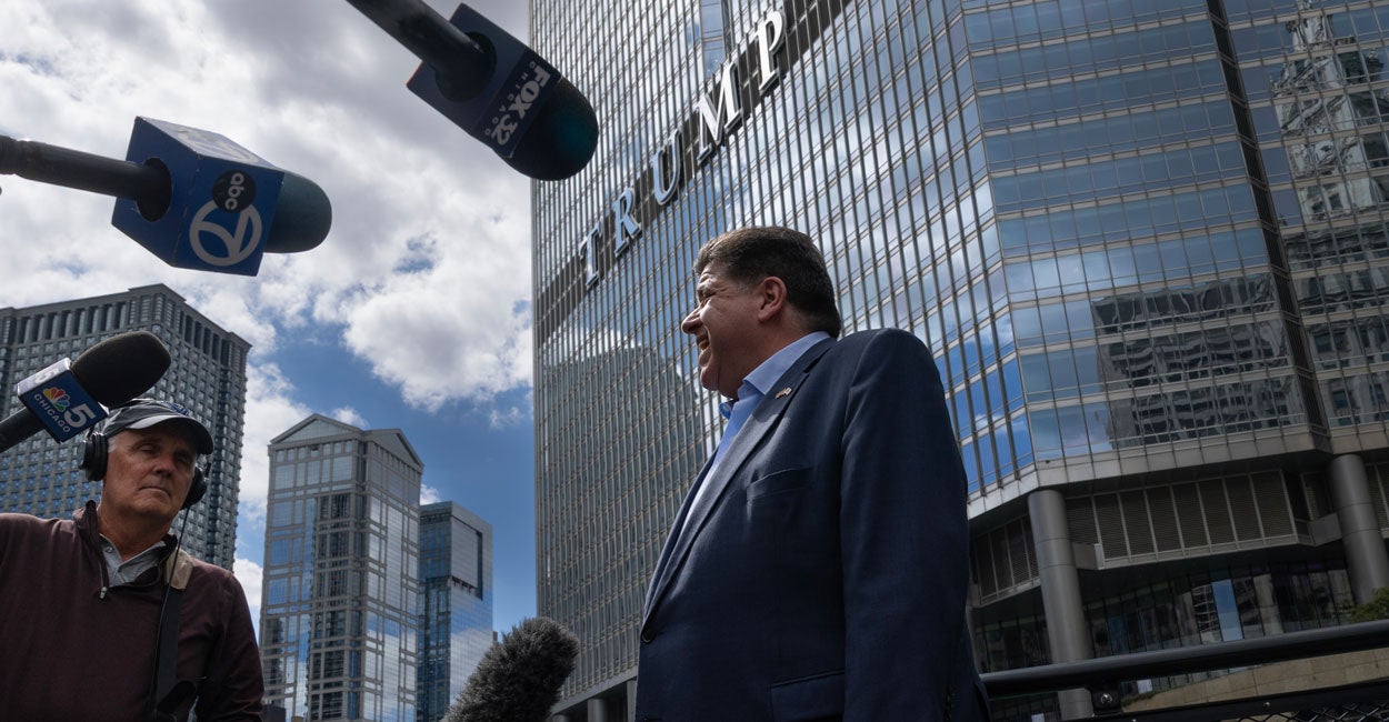 Trump Slams Illinois Governor for Calling for ‘Resistance’ to National Guard