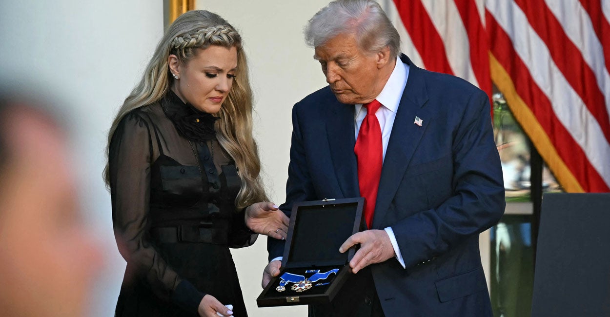 Trump Awards Charlie Kirk a Posthumous Presidential Medal of Freedom
