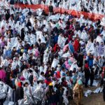 Speaker Johnson, 60 House Republicans See Illegal Aliens Approach Texas Border