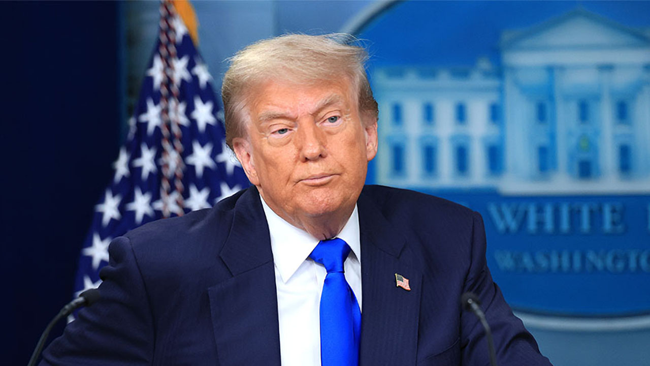 WASHINGTON, DC - JUNE 27: U.S. President Donald Trump answers questions during a press conference on recent Supreme Court rulings in the briefing room at the White House on June 27, 2025 in Washington, DC. The Supreme Court ruled 6-3 that individual judges cannot grant nationwide injunctions to block executive orders, including the injunction on President Trump’s effort to eliminate birthright citizenship in the U.S. The justices did not rule on Trump’s order to end birthright citizenship but stopped his order from taking effect for 30 days. (Photo by Joe Raedle/Getty Images)