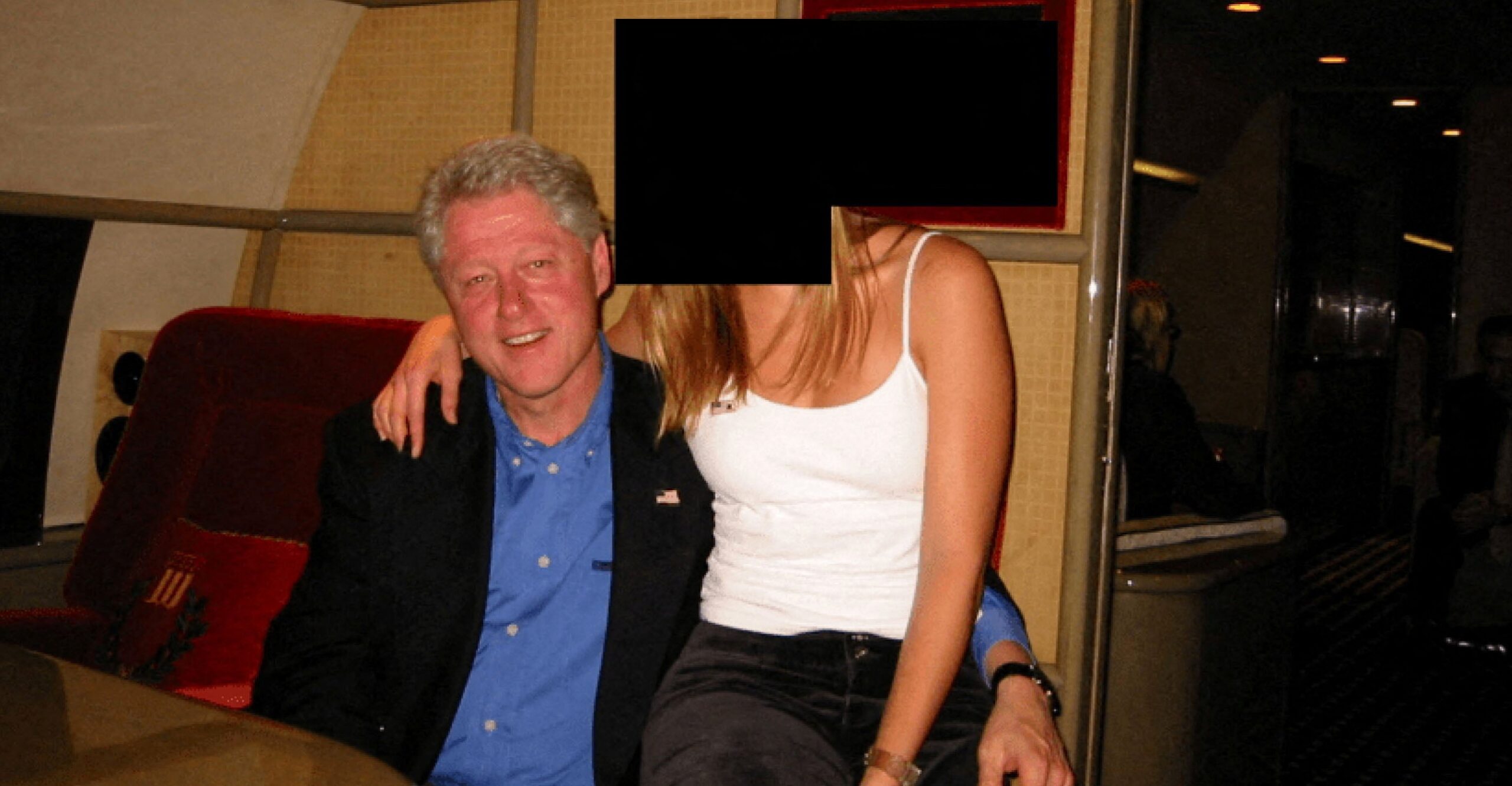 Former U.S. President Bill Clinton and a woman are seen in this image from the estate of late financier and convicted sex offender Jeffrey Epstein, released by the Department of Justice in Washington, D.C., U.S., on December 19, 2025. U.S. Justice Department/Handout via REUTERS   THIS IMAGE HAS BEEN SUPPLIED BY A THIRD PARTY REDACTED AREAS FROM SOURCE.     TPX IMAGES OF THE DAY