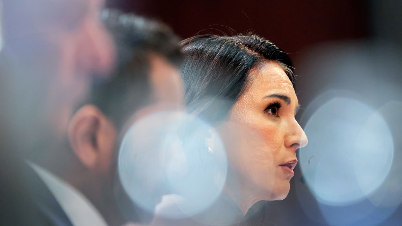U.S. Director of National Intelligence Tulsi Gabbard testifies during a House Select Intelligence Committee hearing on March 19, 2026, in Washington, D.C.
