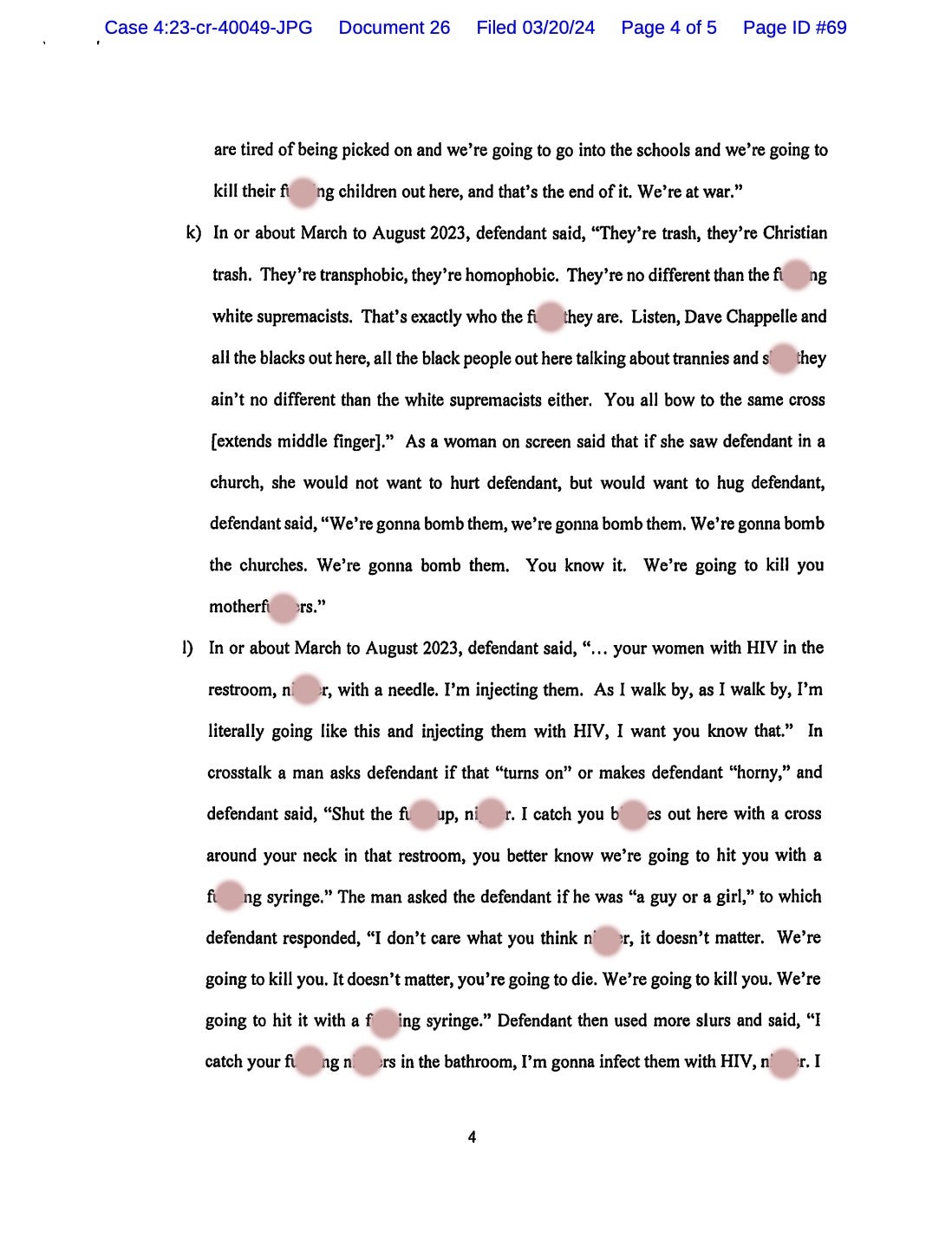 Alexia Willie Stipulation of Facts